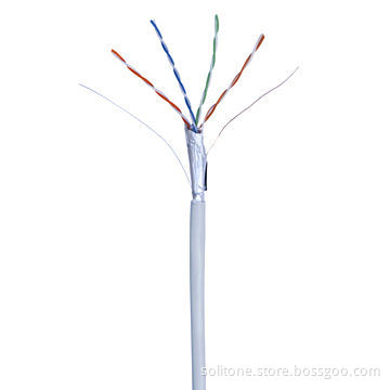 Networking Cable or LAN Cable in Cat 5E, FTP, 24AWG, Comes in Solid Gray and 28.6/kf Resistance